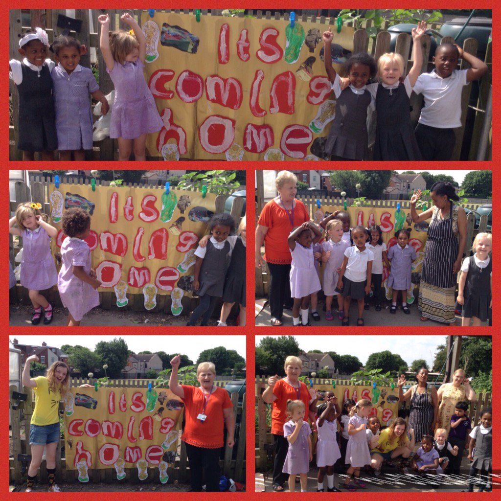 StMaryStBen's tweet photo. EYFS nursery believe #itsComingHomeRussia2018 #semfinals https://t.co/oNCXj5W2l7
