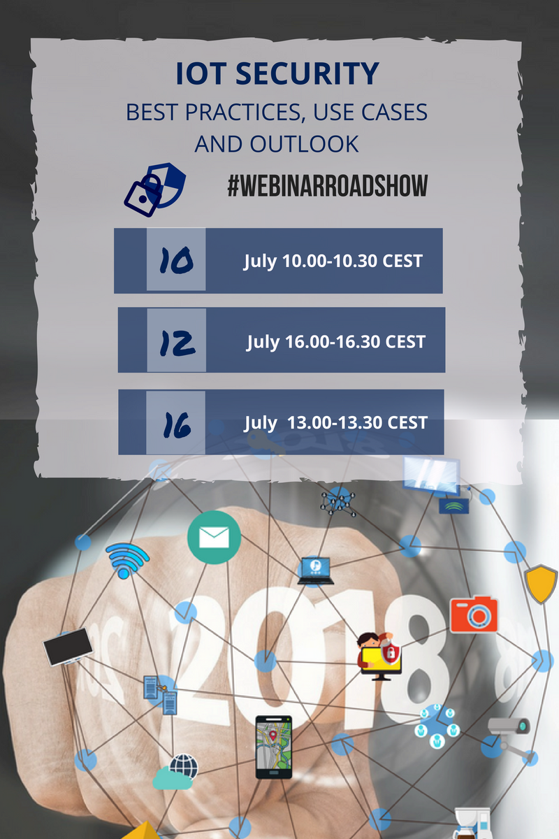 FrenusDe's tweet photo. Are you interested in IoT Security? If you are – don’t miss your chance to join us in our #WebinarRoadshow.To sign up – click on the link below:
https://t.co/OuN2o6jqBm https://t.co/mffQhAh3Am