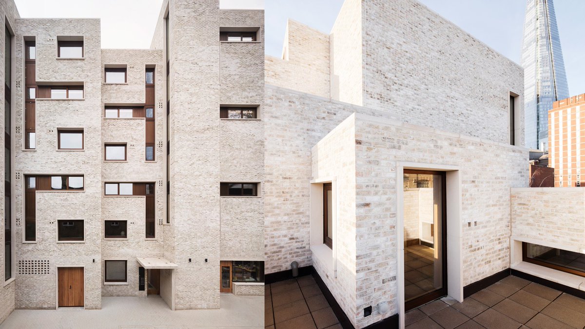 BricksUK's tweet image. A WAREHOUSE AESTHETIC?
Stirling Prize-winning @AHMMArchitects has completed a mixed-use, mid-rise building in Southwark, south London clad entirely  in light brickwork.
More in this week&apos;s Brick Bulletin - bit.ly/2u3dK32 #Brick #BrickBulletin #architecture #Brickclad