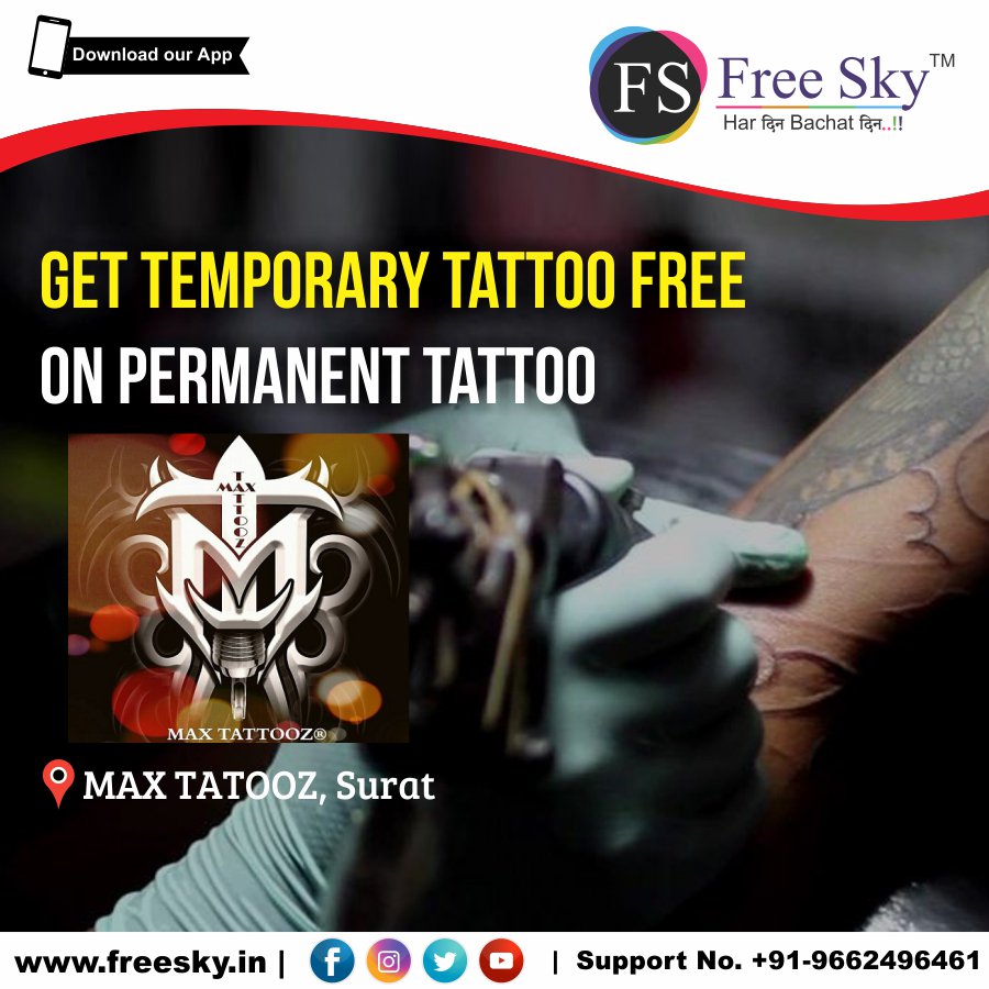 Tattoo studio New year offer Template | PosterMyWall