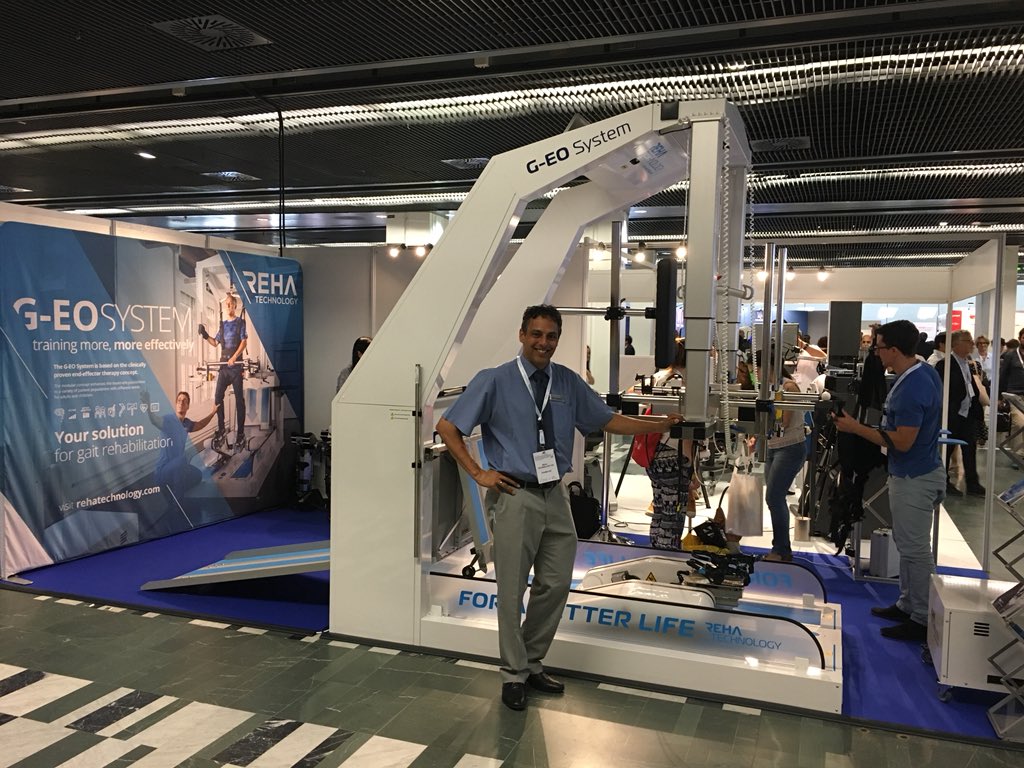 RehaTechnology's tweet image. #ISPRM2018 is already in full swing! Visit us at booth 17 and learn about the latest advancements in #robotic #neurorehabilitation @ISPRM