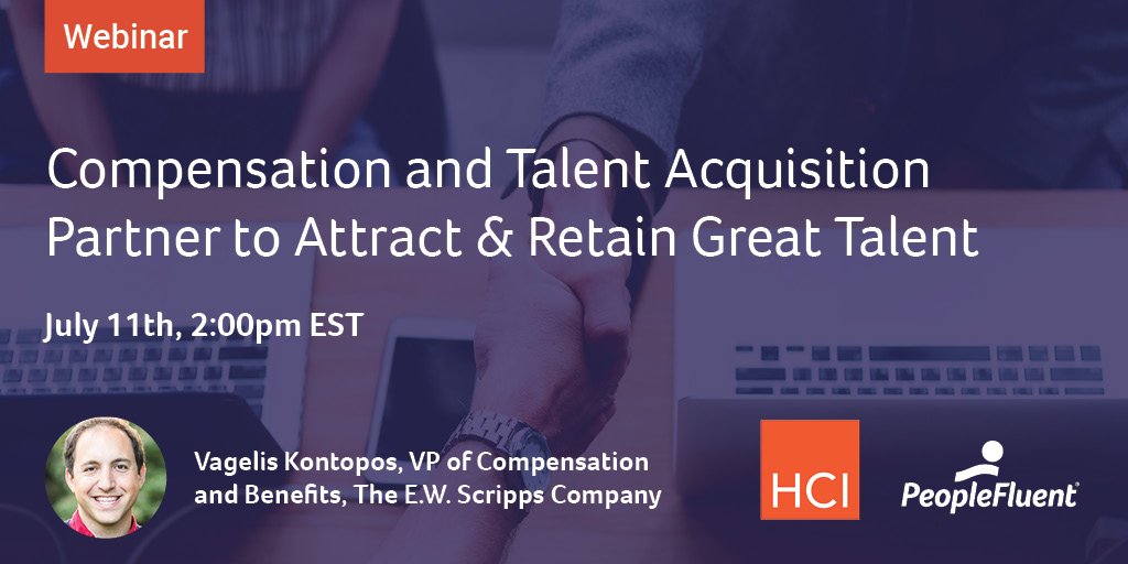 PeopleFluent (@peoplefluent) on Twitter photo Join us as we partner with <a href="/human_capital/">Human Capital Institute (HCI)</a> for a live webinar on 7/11! Vagelis âVâ Kontopos, VP of C&B at <a href="/EWScrippsCo/">The E.W. Scripps Co.</a>, shares how integrating #Compensation & #Benefits with #TalentAcquisition supports retention, employee experience & employer brand: bit.ly/2MaHe5l Join us as we partner with <a href="/human_capital/">Human Capital Institute (HCI)</a> for a live webinar on 7/11! Vagelis âVâ Kontopos, VP of C&B at <a href="/EWScrippsCo/">The E.W. Scripps Co.</a>, shares how integrating #Compensation & #Benefits with #TalentAcquisition supports retention, employee experience & employer brand: bit.ly/2MaHe5l