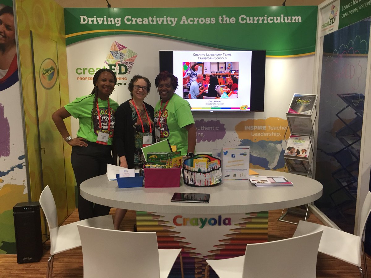Stop by booth 407 at #NAESP18 in Orlando to join in some great mini-workshops #creativeteachingmatters