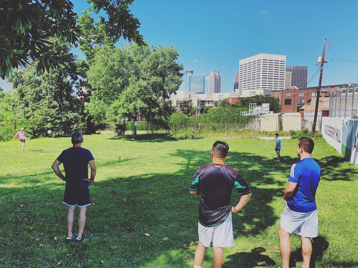 CastleberryAC's tweet photo. The #WorldCup has inspired us once again. Random Sunday pick-up @ #GroinPull Field.
#CHAC #CastleberryHillAC #CastleberryHill #UpTheCHAC #OnLoveOneCHAC #YearOfTheCHAC #Atlanta #ATL #HelpBuildTrenholm #NvmqvamSolvsBibes #Community #NonLeagueSoccer #GrassrootsSoccer #Soccer https://t.co/vvLONF7CAa