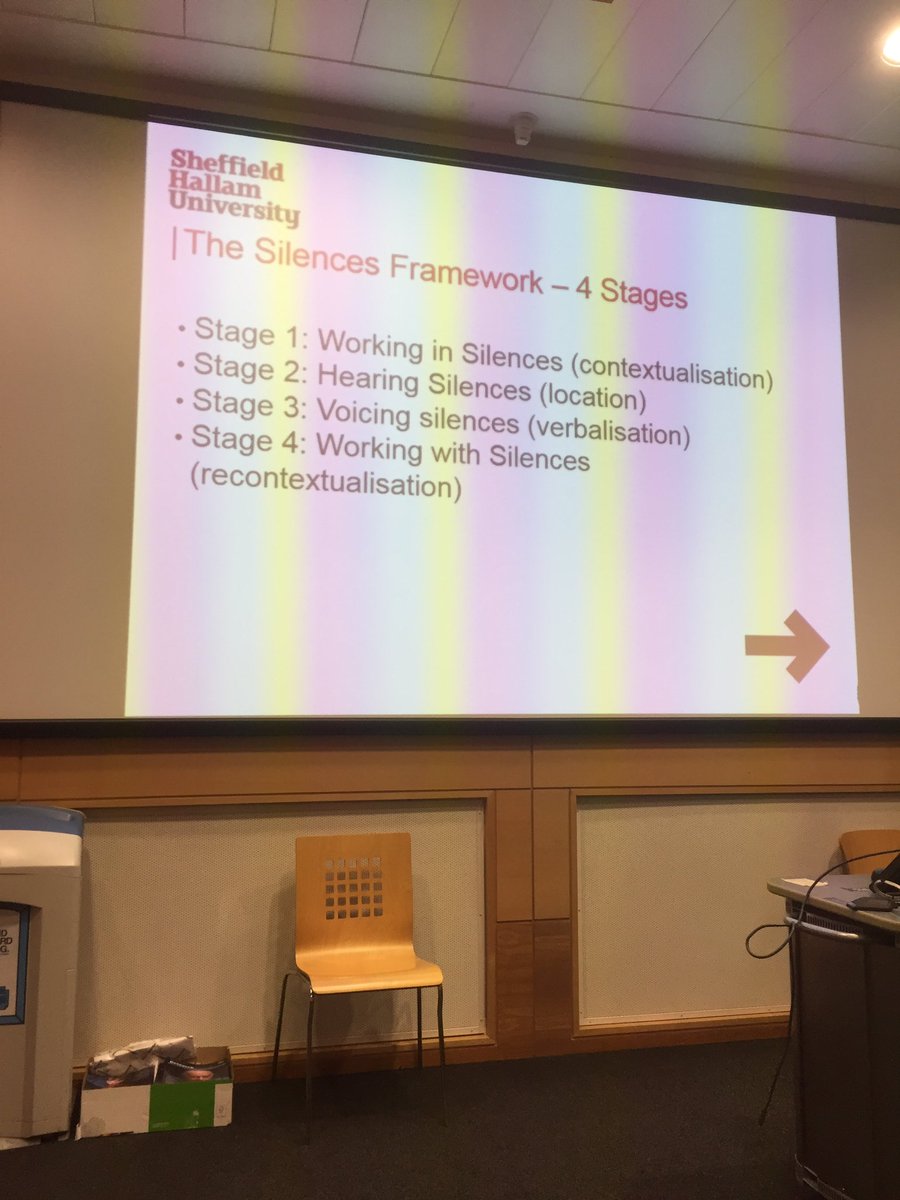 HealthRI_MMU's tweet photo. The four stages to the Silences Framework. #FRIHSC18 https://t.co/YEB23eNrW6