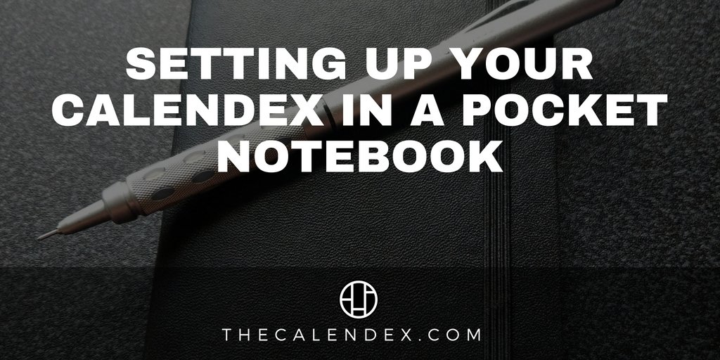 thecalendex's tweet image. If you&apos;ve been struggling to squeeze a #Calendex into your #pocketnotebook then look no further, I want to show you how it can EASILY be done. buff.ly/2teneYM #notebookhack #planning