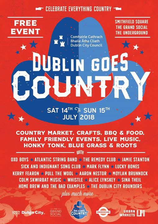 We are proud to support this festival. The very first <a href="/DGCFestival/">Dublin Goes Country</a>  kicks off this Saturday 14th with some of the best artists in #Irish #County. Live music and lots of activities on Sunday 15th in #SmithfieldSquare. Fun for all the family.