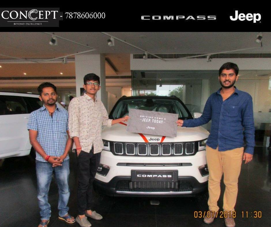 ConceptJeep's tweet photo. Congratulations to Mr. LAKHMAN KAMBARIYA For his new #JeepCompass &amp; Welcome to the Jeep family.

#JeepTime #ConceptJeep #ConceptGroup #OIIIIIIIO #Congratulations https://t.co/XhvRbdGKuf