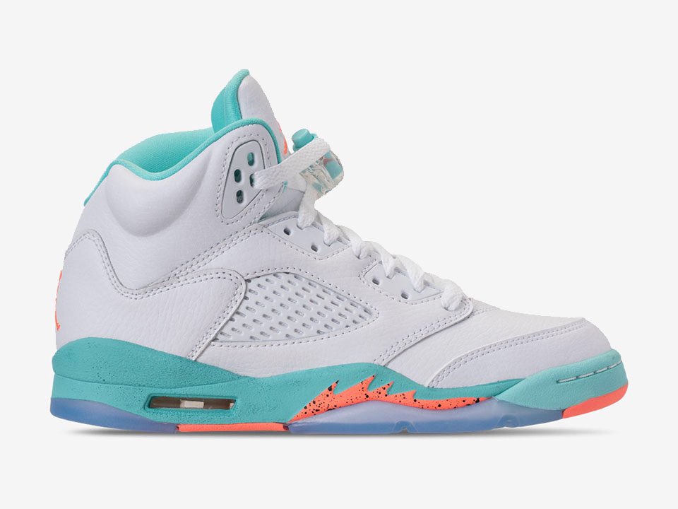 The "Light Aqua" Air Jordan 5 GS will release July 14, 2018 for $140.
=»bit.ly/loveYeezy