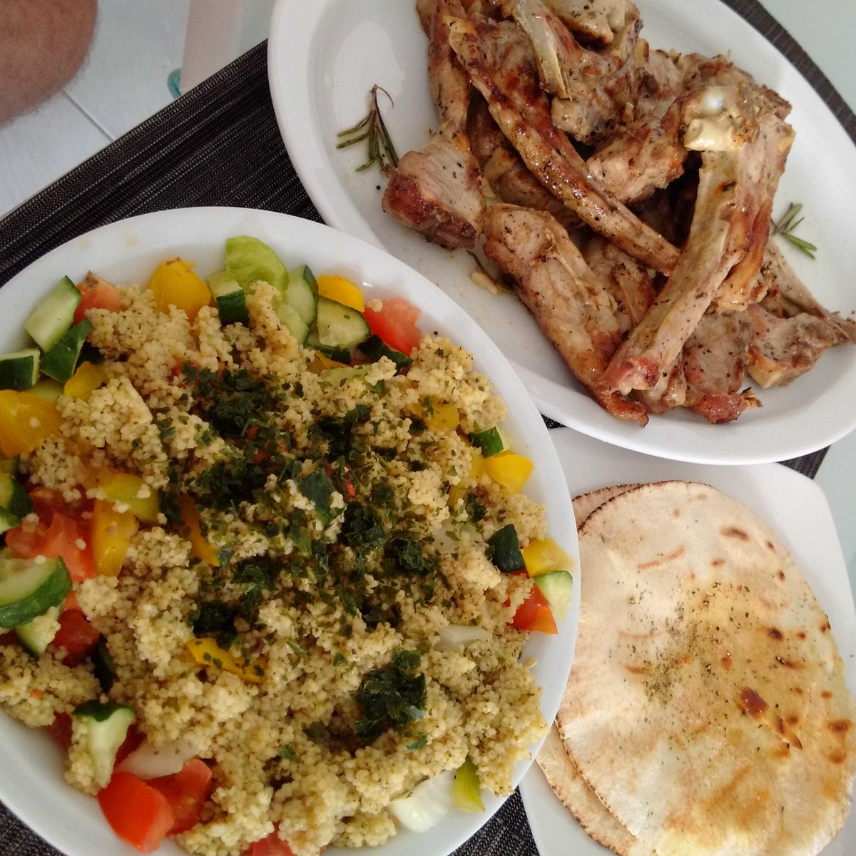ChrisSeriotis's tweet image. #lampchops #tabouleh #flatbread #foodporn #foodgasm #food #foodie #thessaloniki #greece