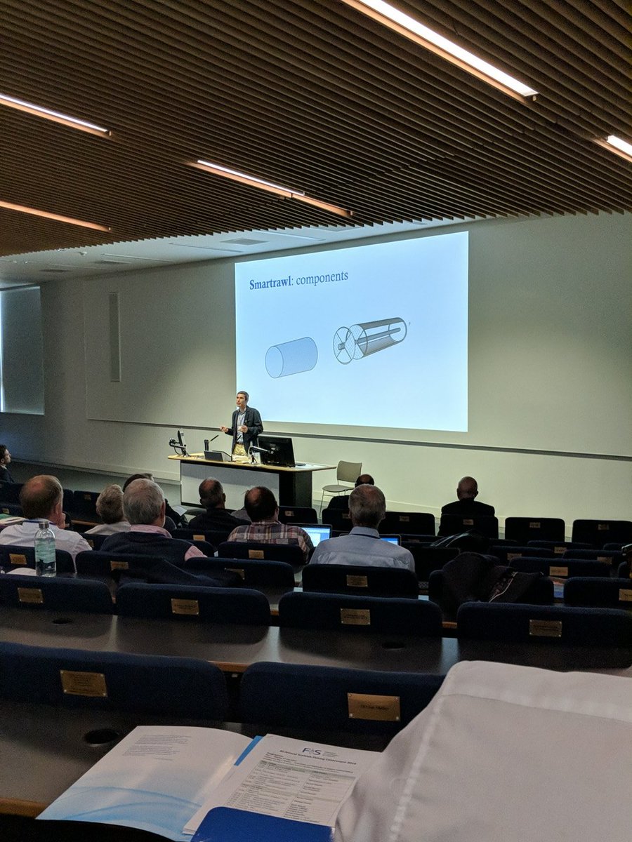 GearingUp_'s tweet photo. Using #Smartrawl for ultimate catch #selectivity. Watch a stero 📷 to see what's in your net, then open & close a gate so you can choose what you want to reach the codend. It's being trialled by a commercial fishing vessel soon. #staytuned for more info. #BASFC18 https://t.co/GGfRZWnt92