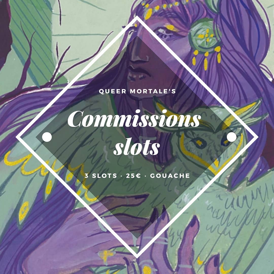 mortalelethe's tweet photo. [Reworked on the price]
Commissions slots are here ! Please consider sharing this post, it means a lot ❤  #qmcommission  #gouache  #commissions  #gouachecommissions #commission  #paintingcommission  #commissionsslots https://t.co/6q4K85t3Qh