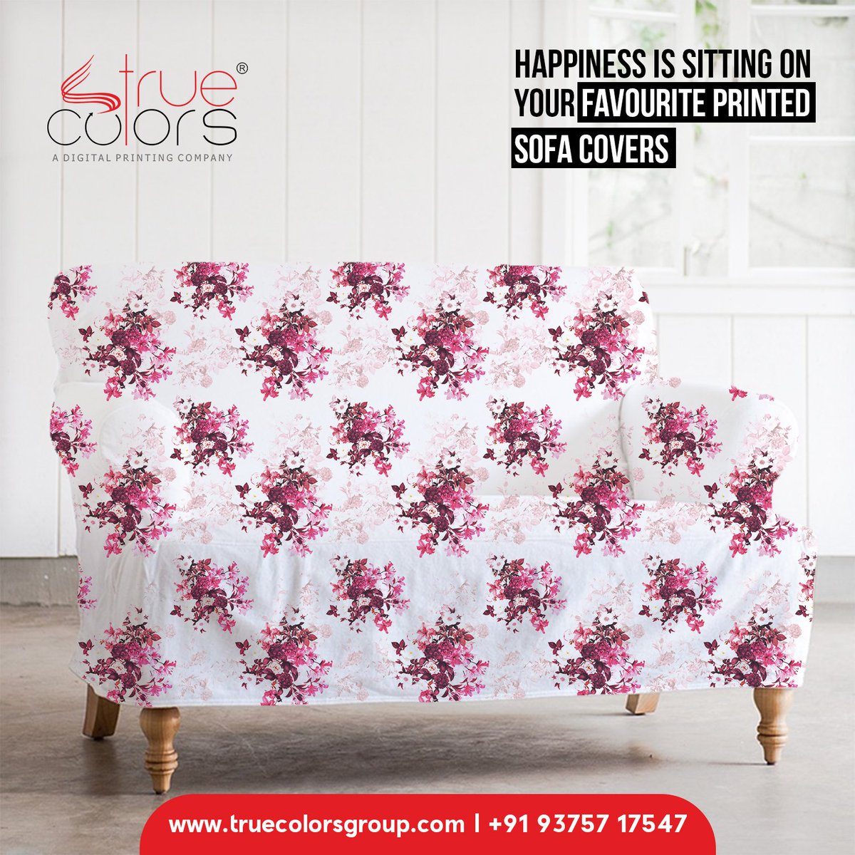 Happiness in sitting on your favourite printed sofa cover!
Visit : truecolorsgroup.com
#fabric #colors #truecolors #surat #machine #printing #fashion #consistency #production #digitalprinting #textile #productprinting