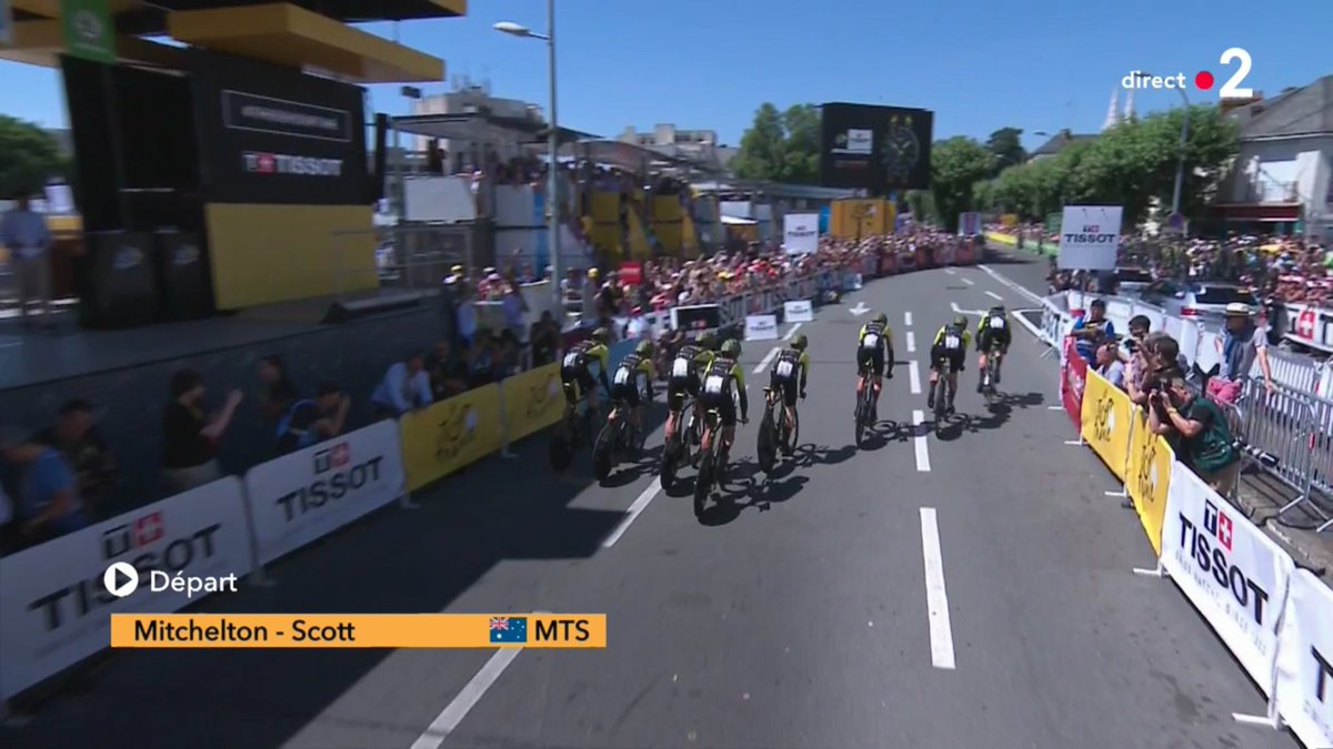 Equipo Mitchelton Vía:@LeTour Equipo Mitchelton Vía:@LeTour