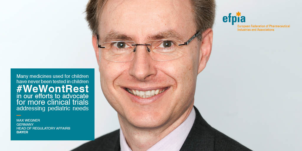 Many medicines used for children have never been tested in children. #WeWontRest in our efforts to advocate for more clinical trials addressing pediatric needs <a href="/BayerPharma/">Bayer | Pharmaceuticals</a> bit.ly/2z8ao3u