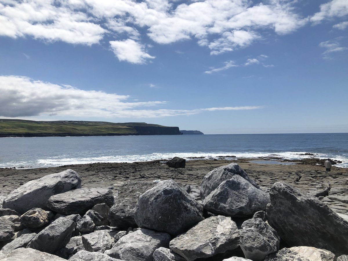 On my way to Inis Mor for the GAA Launch of the All Ireland Championships !  Clare and especially Doolin is looking beautiful today !  Thought I’d share the scenery with you ! <a href="/RTEgaa/">RTÉ GAA</a> <a href="/TheSundayGame/">The Sunday Game</a> <a href="/RTERadio1/">RTÉ Radio 1</a> <a href="/rtenews/">RTÉ News</a> #proud #clare