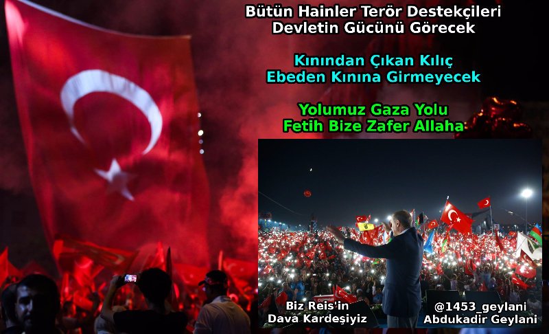 YâÂLLÂH YeniTÜRKİYE1. Başkanı [DevletBaşkanı] Anadolu Aslanı Yiğidimiz Ululemrimiz @RT_Erdogan Dava Kardeşim Seni Çok Bekledik Gönül Coğrafyamız DünyaMazlumları ÇokŞükürRabbime Bu Günleri Gördük SancakDalgalansın KılıcımızKınındanÇıksın CihanHadBilsinArtık youtu.be/tlyI-BKxIZE