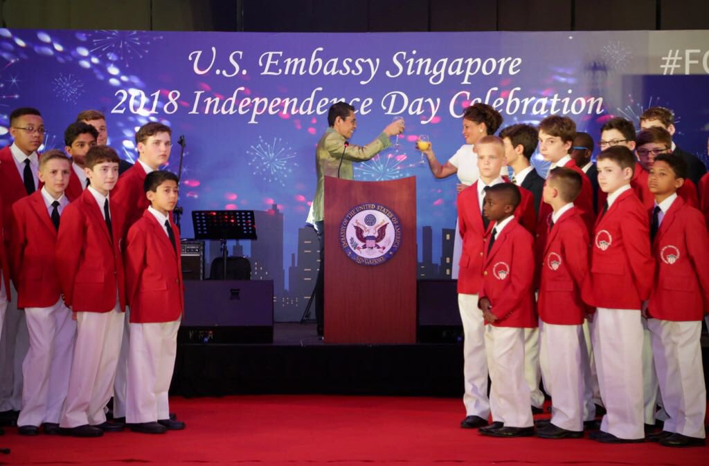 Indoconnect2's tweet image. @InDiplomacy US Independence Day celebrations in Singapore #FOJSG
