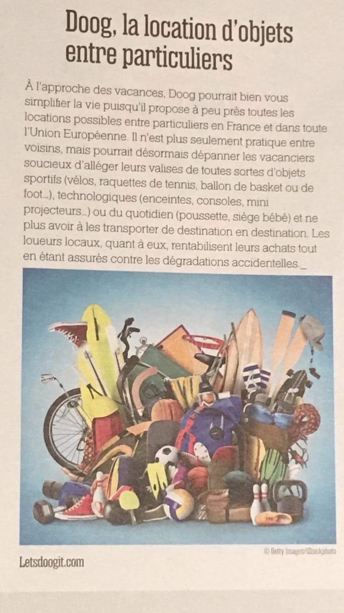 Doog_France's tweet photo. A NOUS Paris​ parle de nous dans leur magazine ! 😍 
#startup #frenchtech #Paris https://t.co/sQTfx2Jpri