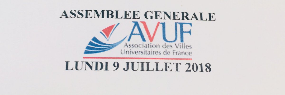 A l’occasion du séminaire <a href="/CampusFrance/">Campus France</a> organisé à #Reims l’<a href="/AVUF_officiel/">AVUF</a> organise son AG : mobilités étudiantes, processus de #Bologne, plan #CoeurdeVille « Nos étudiants sont des citoyens en devenir au cœur de nos territoires »  <a href="/CaVautrin/">Catherine Vautrin</a> #VieEtudiante #TerritoiresdExcellence