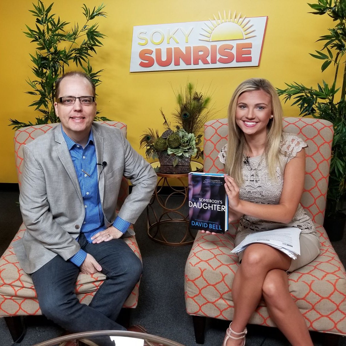 Thank you to @DavidBellNovels for joining us this morning on #SoKYSunrise! #BecauseLocalMatters