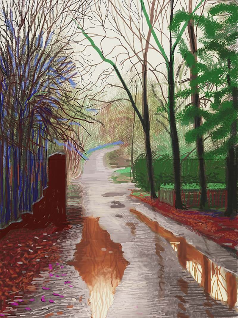  Happy Birthday to artist David Hockney, born on this day in 1937. At 81 years old he continues to create new 
