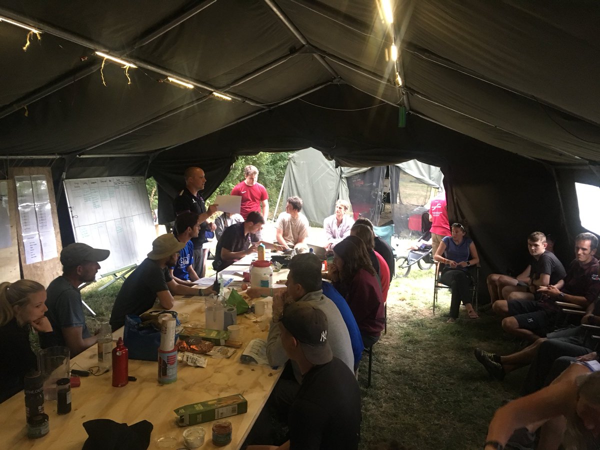 PerseOutdoors's tweet photo. Staff briefing underway for the upcoming array of activities https://t.co/3dU8qulPtx