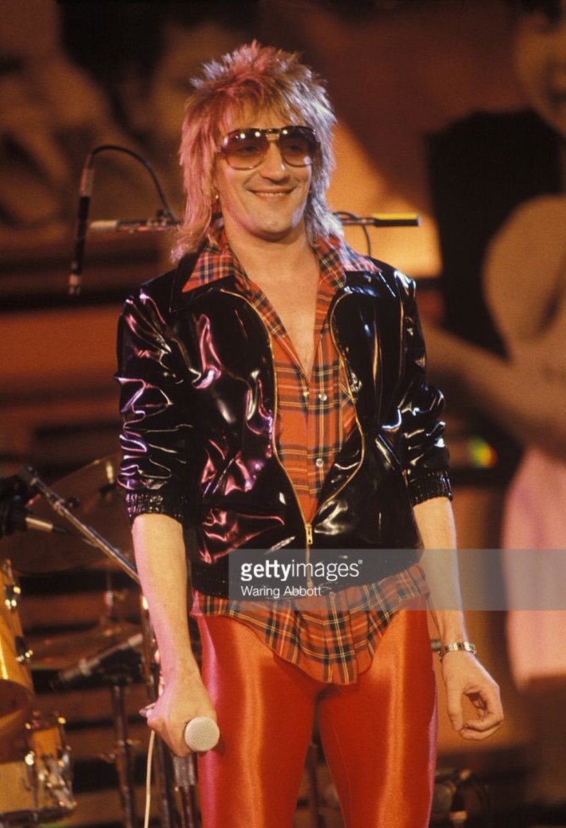 Rod Stewart dominated the charts in 1979 while looking like the super cool  chain-smoking lesbian aunt you never had