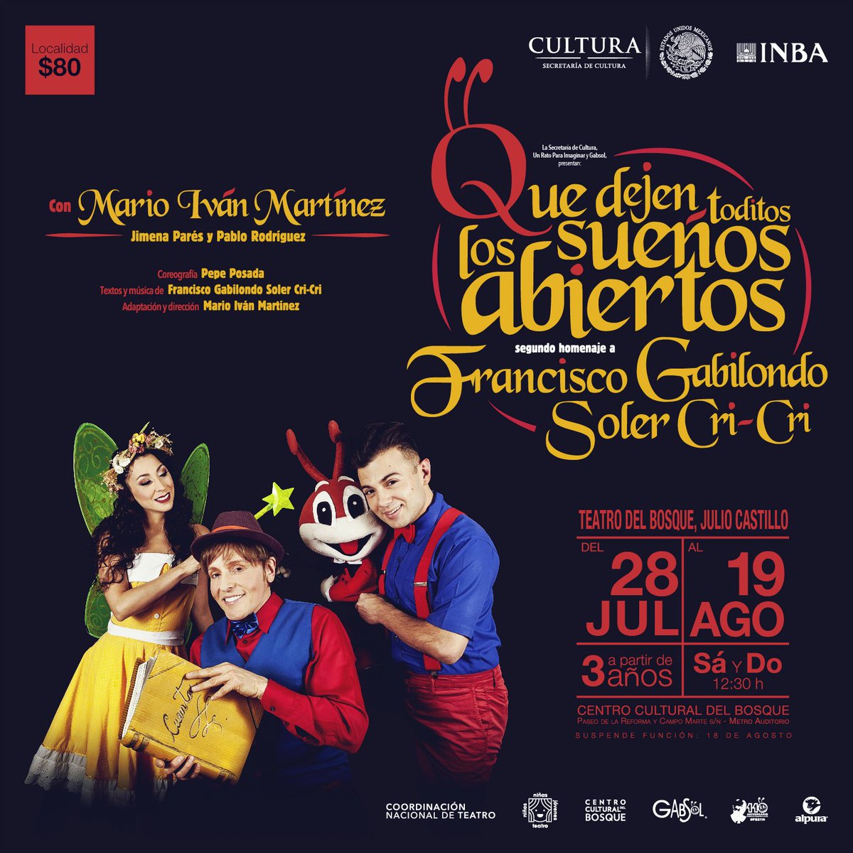 teatroinbal's tweet image. "En la ratonera 
ha caído un ratón 
con sus dos pistolas 
y su traje de cowboy". - Cri Cri 🐭

#Próximamente "Que dejen toditos los sueños abiertos. Segundo Homenaje a Francisco Gabilondo Soler Cri-Cri" de @MarioIvanmm en el Teatro del Bosque, Julio Castillo.