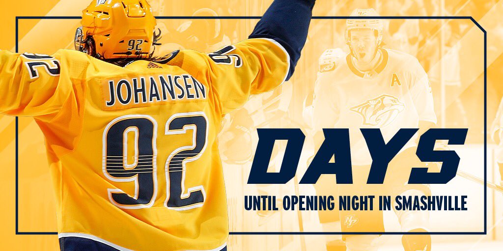 PredsNHL's tweet photo. Hockey is coming. 92 days until Opening Night in #Smashville.

#MondayMotivation https://t.co/99g5K0jyVQ