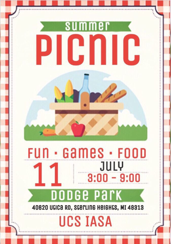 ucsiasa's tweet photo. Change of plans! The picnic will now be taking place between 3:00-9:00 pm, still on July 11th at Dodge Park! Hope to see you there☀️🌸 https://t.co/ABOCPCjrFv