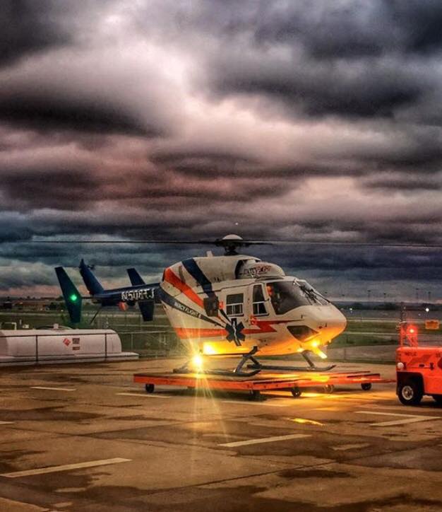 The skies are much different today, but this photo is too powerful not to post.

Thanks to Flight Paramedic Deb McCauley for snapping this one!

WHEN MINUTES MATTER