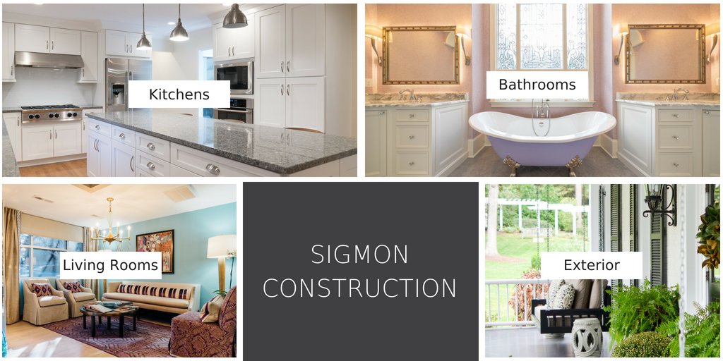 SigmonRaleigh's tweet photo. Kitchens, Bathrooms, Living Rooms, Exterior and so much more! #RaleighRemodel #Custom https://t.co/cT88JfltxZ