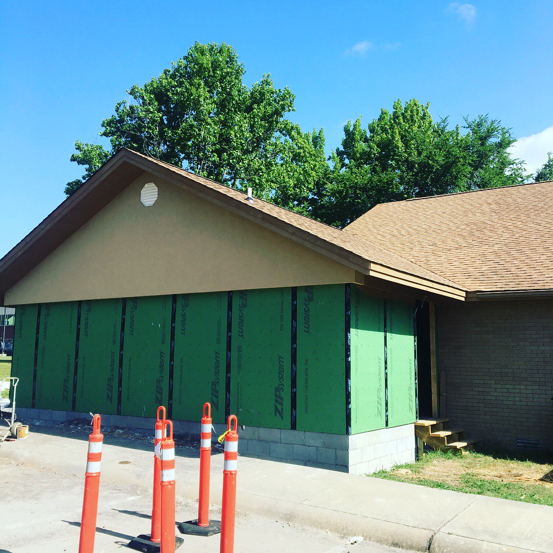 ewiconstructors's tweet image. Making headway on the new addition to the Cooper Dentistry Office in Russellville, AR!