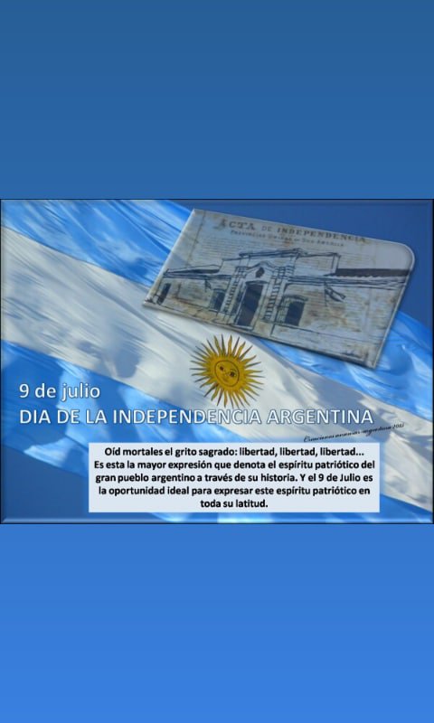 GuilleChavez13's tweet photo. #9DeJulio día De la Independencia Argentina🇦🇷 https://t.co/eHE9IOT2ce