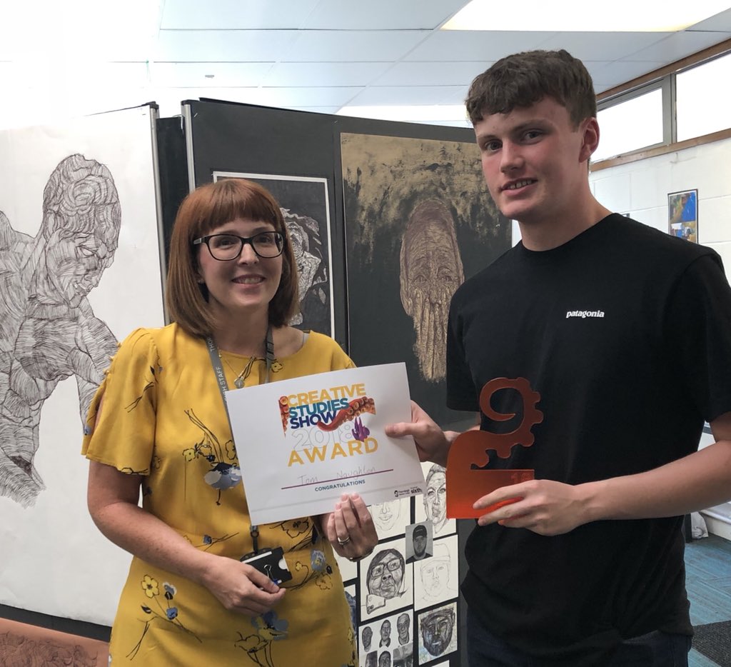 tsc_art's tweet photo. We all loved sharing your work tonight! We are so proud or your achievements!
Tom Naughton for GCSE Fine Art https://t.co/Qd8mqMCG7e