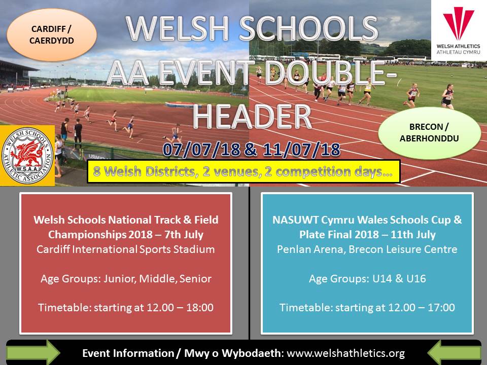 CarmsHarriers's tweet photo. It's all about finals day for #WelshSchools18 this Wednesday (11th July) where sixty-four teams will head to Brecon for the #NASUWT Cymru Wales Cup &amp; Plate Finals (12 noon start). Under 14 &amp; Under 16 teams from eight districts will compete for titles.

https://t.co/xisKtHxGIV https://t.co/BnLFvymhIm