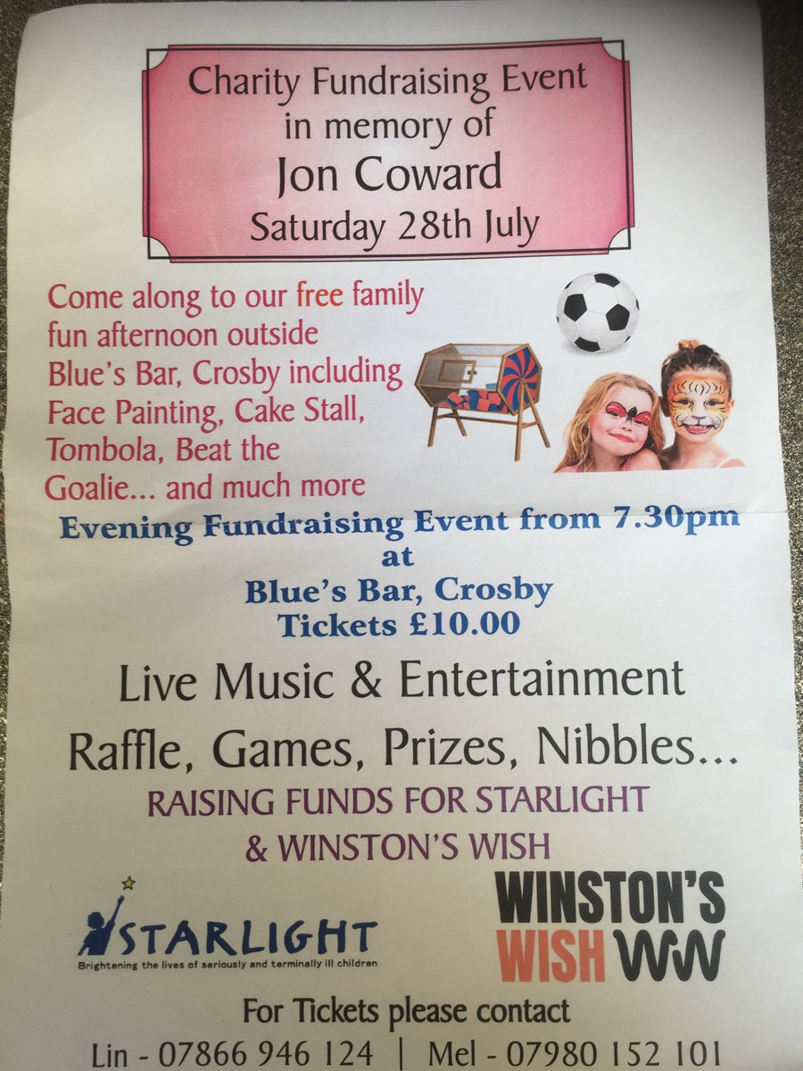 Date for your diary folks, sure to be a great family fun day out and a really enjoyable evening!!! #seftonhour