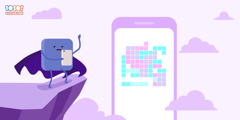 1010Game's tweet image. #1010Tips: Use your single squares to complete hard-to-remove lines. 👍 
#1010Game