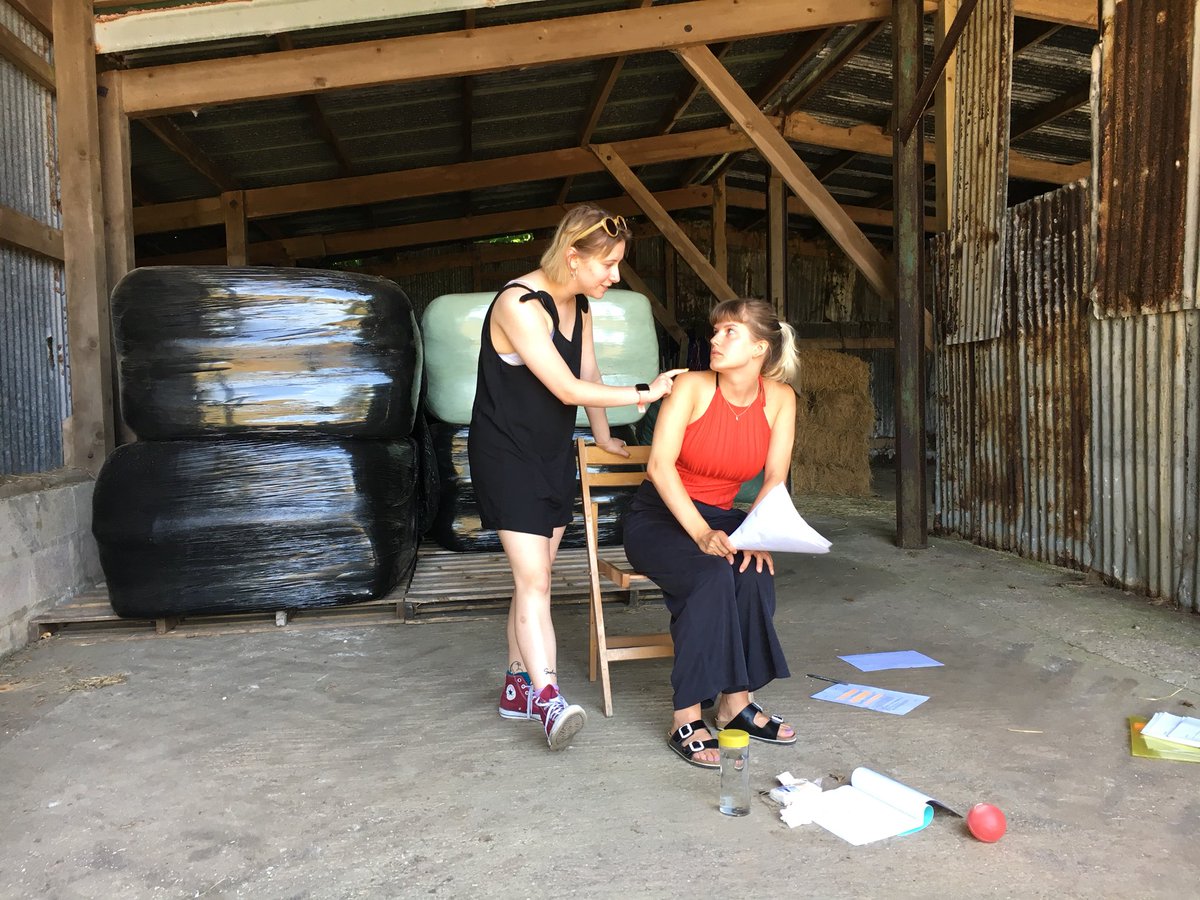 losttailtheatre's tweet photo. “There you are! I’ve been looking for you everywhere!” 

We’ll be looking for you guys at the Edinburgh Fringe! #rehearsal #lostlore #IntoTheUnknown #EdFringe https://t.co/EMBlwuIT5N
