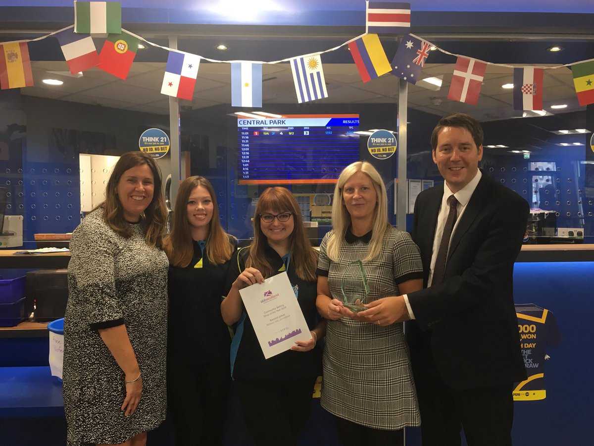 Well done to the Johnstone William Hill team on finishing runners up in the first ever @BritBookmakers Scottish Community Betting Shop of the Year Awards. Good to see the local staff recognised for their impressive fundraising and volunteering efforts in the local community.