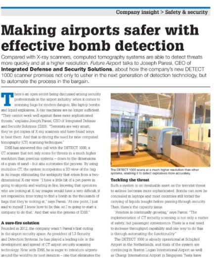 IDSS430's tweet photo. The summer issue of @future_airport magazine is out now! Check out features by @stevekaroly and @IDSS430 
#bringingresolution #computedtomography #airports #aviationsecurity https://t.co/Yb1N5b1mNL https://t.co/a1oFRH6kOP