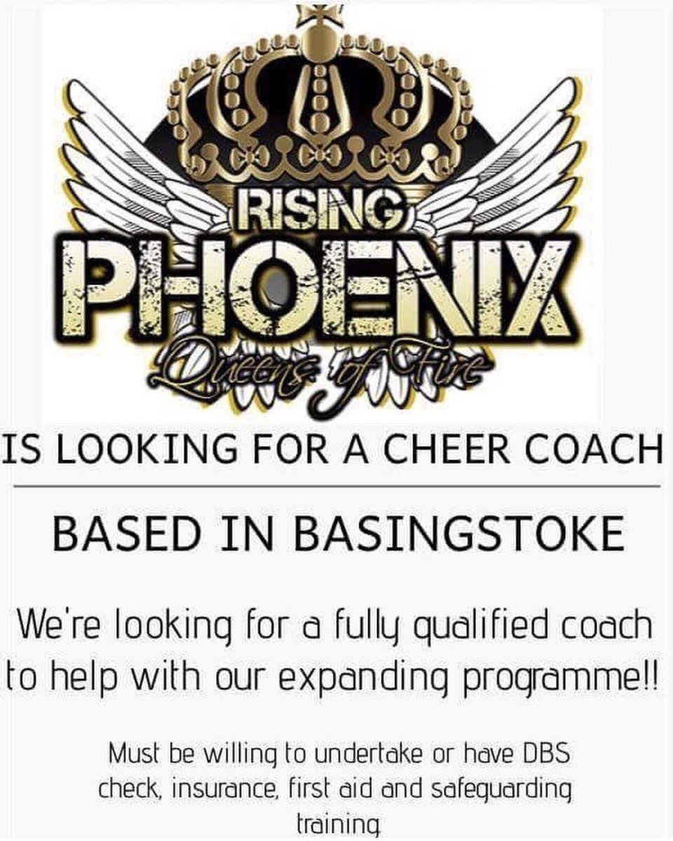 RPCheer's tweet image. Qualified from level 1 or above? We’re looking for a range of qualified coaches to join our family,  so don’t hesitate to get in contact 💛💛💛 email us: risingphoenixcheer@gmail.com