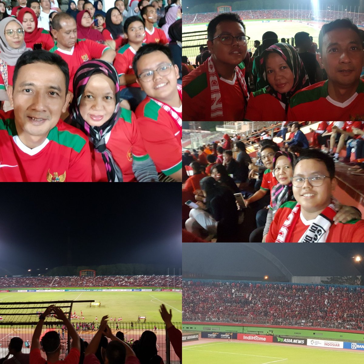 putrodewanto's tweet photo. AFF U19 2018, Stadion GOR Delta Sidoarjo. Indonesia vs Thailand. https://t.co/27B3io4QB5