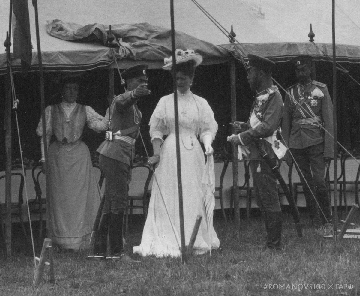 I’ve spent this day just like the previous one, lying up in bed, because my back hurts so much when I’m getting around. They say our cooks Sednev and Nagorny have been expelled instead of allowing them into Ipatiev House. Last night I heard 3 revolver shots outside #Romanovs100