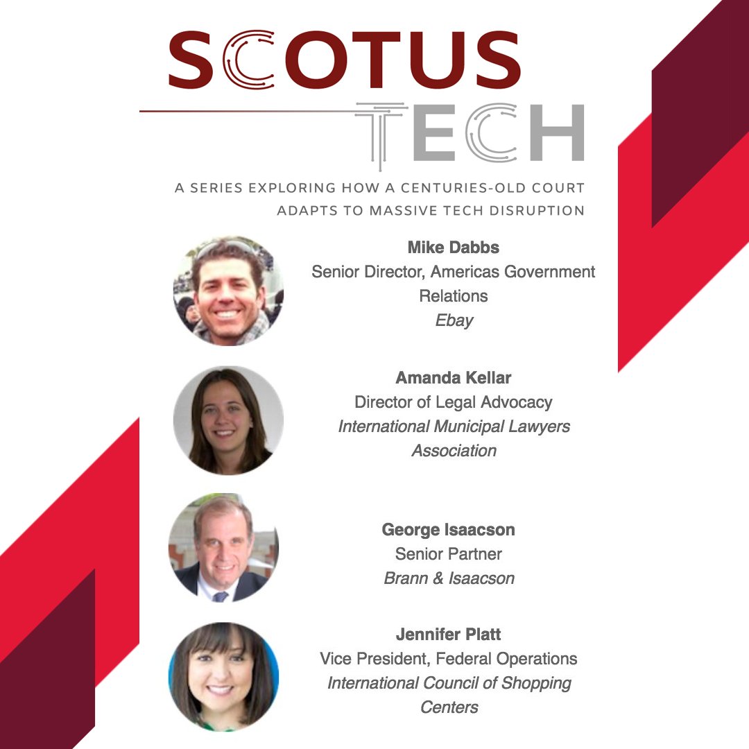 ICSC's tweet photo. Tune in to C-SPAN today at noon (EST) to see ICSC’s Jennifer Platt participate in a live panel discussion, “Wayfair: Collecting Online Sales Taxes—Will Congress Weigh In?” #SCOTUSTech @cspan https://t.co/67Hi3eet9T
