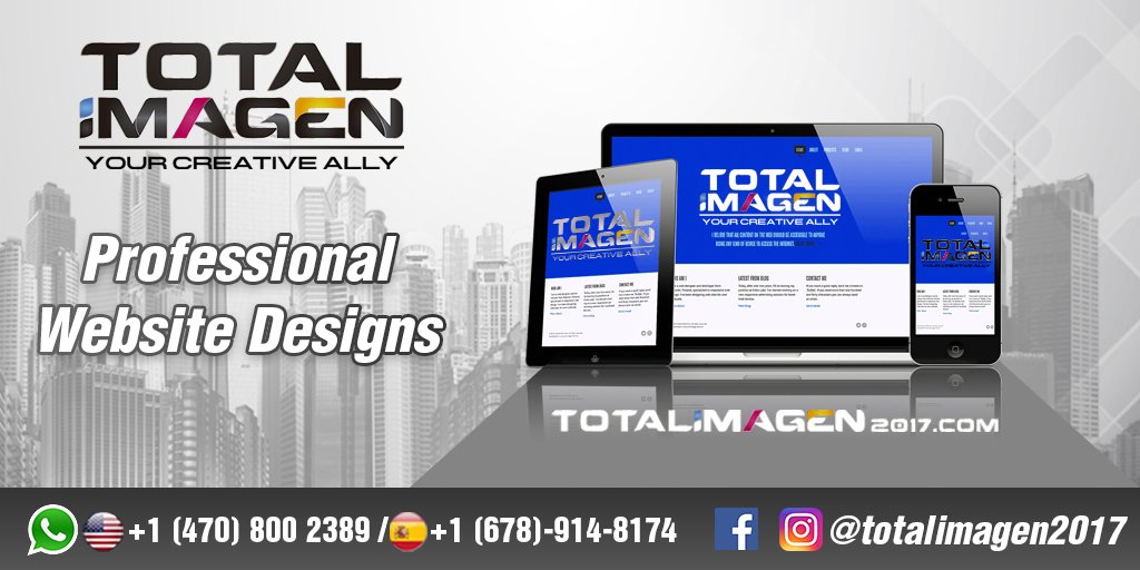 totalimagen2017's tweet image. web design for your company, adaptable to any device. to others to acquire our service we give you 1000 business cards, which you hope you do not miss this special offer for you
#Business #GettingBuzz #AdWords #Success #BusinessStrategies #StartUp  #EntrepreneurGoals #SocialMedia