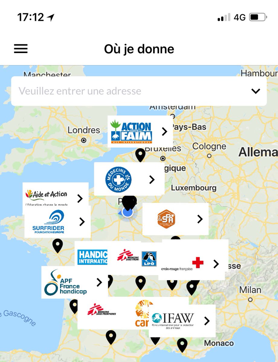 AMRACFR's tweet photo. [#INFOF2F] Retrouvez chaque semaine des informations exclusives sur le monde de la collecte en #f2f ainsi que le nb de points de collecte partout en 🇫🇷 via notre app @Oujedonne ! #coordination #associations #collterr #collecte #dons #générosité #donateurs #ONG #TransfoNum https://t.co/IMuWiwGyfi