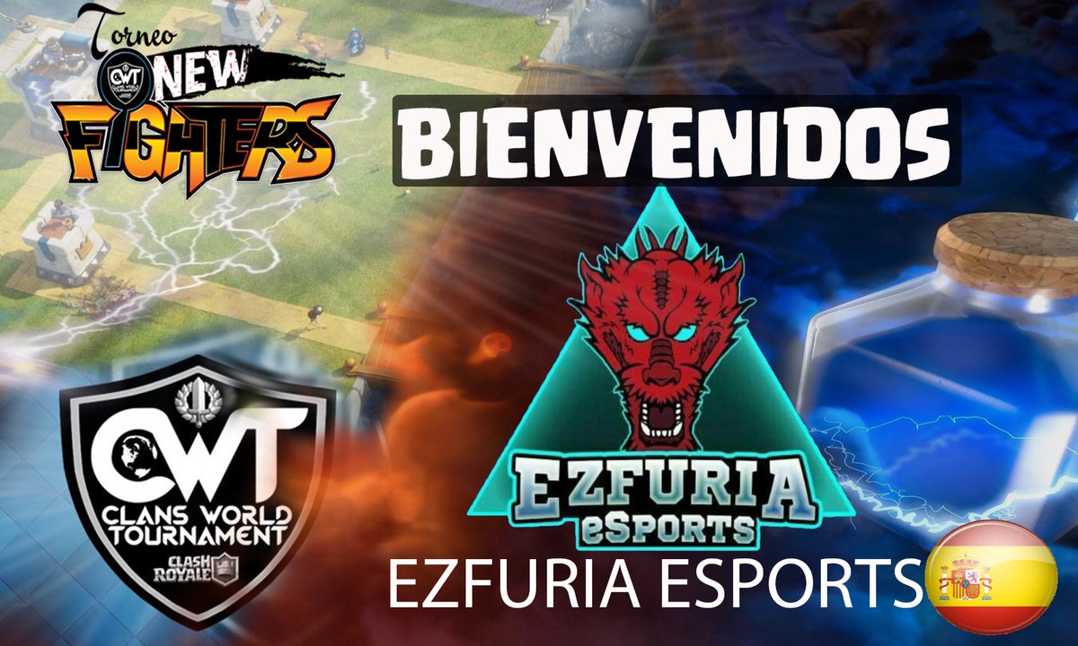 La CWT le da la Bienvenida al clan <a href="/EzFuria_eSports/">EzFuria eSports</a> (63/64) que vienen a darlo todo por el todo en el torneo: NEW FIGHTERS!

-Siguenos para enterarte de su trayectoria y de muchos mas clanes.

Se agradece RT y Fav.
#NEWFIGHTERS
#ClansWorldTournament