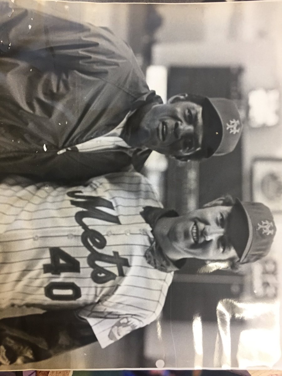 George Stone of Ruston, pictured where with Willie Mays, teammates for the 1973 NL pennant-winning Mets, will be inducted into the Ark-La-Tex Sports Museum of Champions Aug. 4 at the Shreveport Convention Center. Call 318-868-6118 for tickets!